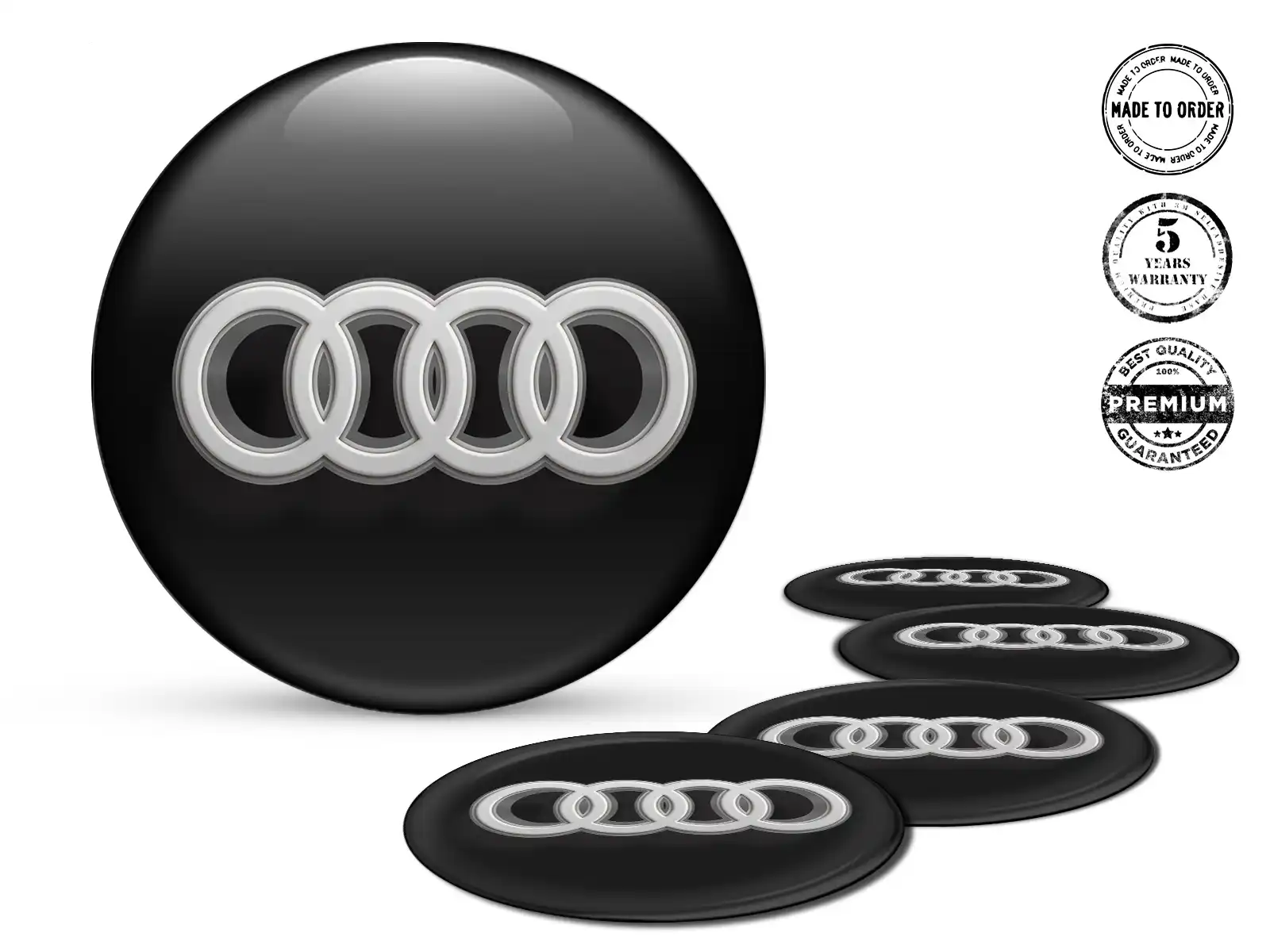 Audi Pegatinas de Rueda Tuning Grilla Racing Radiante